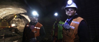 Chilenska gruvarbetare i strejk