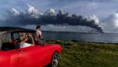 Utländsk hjälp vid brinnande kubansk oljedepå