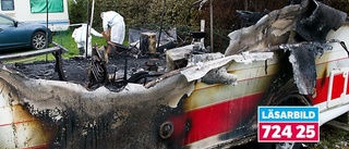 Grannarna efter husvagnsbranden i Vilsta: "Det är så hemskt"