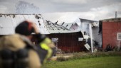 Dramatisk brand på gård – svetstuber riskerade att explodera