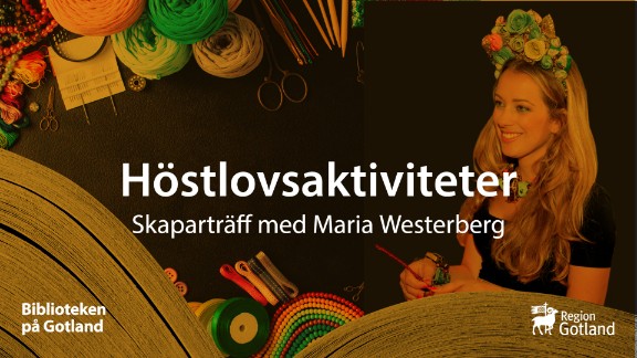 Roliga figurer & kreationer på Slite bibliotek!