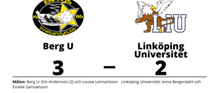 Seger för Berg U efter förlängning mot Linköping Universitet