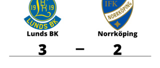 Norrköping föll mot Lunds BK på bortaplan