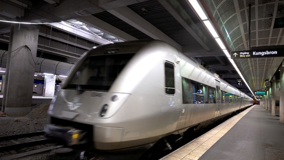 Alla tåg från Stockholm och vidare norrut ställs in 4–7 juni på grund av ett planerat spårarbete. Arkivbild.
