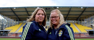 Ellenore och Mia fixar landskamp i Enköping