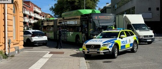 Kollision vid Vaksala Torg – orsakade trafikstockning