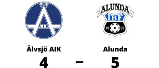 Alunda segrade över Älvsjö AIK i förlängningen