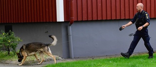 Vild jakt på fortkörare – hittades med polishund