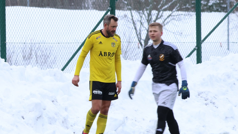Rickard Thuresson fick in en boll bakom RIF-målvakten Isak Arvidsson-Nägga.