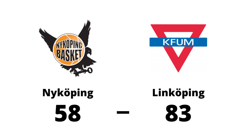 Nyköping BBK förlorade mot KFUM Linköping