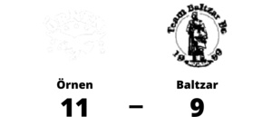 Örnen besegrade Baltzar med 11-9