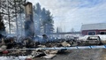 Två personer saknas ännu efter totalbrand i Boliden