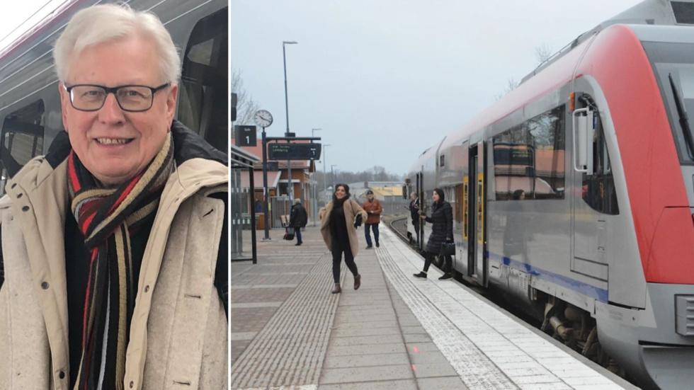 "Personligen är jag nog en bland regionfullmäktiges 67 ledamöter som åkt flest resor med tågen på Stångådalsbanan", skriver Anders Andersson (KD).