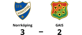 Norrköping besegrade GAIS - avgjorde i andra halvlek