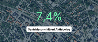 Sanfridssons Måleri hade större omsättning än resten i branschen