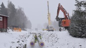 Stora grävningen i Ursviken: Lägger rör för 225 miljoner