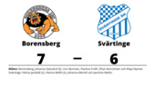 Borensberg vann hemma mot Svärtinge