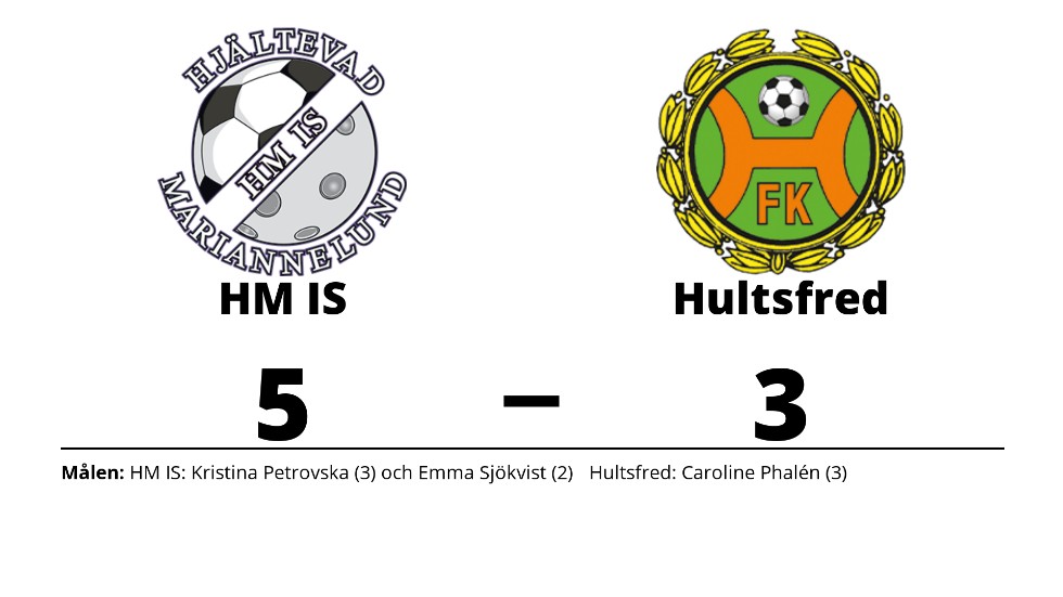 HM IS (9-m) vann mot Hultsfreds FK