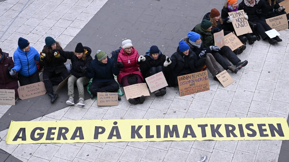 För bara några år sedan var hållbarhetsfrågor rätt okomplicerade att driva opinion kring, skriver Maria Björk Hummelgren. Bilden föreställer Rebellmammorna, en del av Extinction Rebellion, gör uppror för klimatet. 