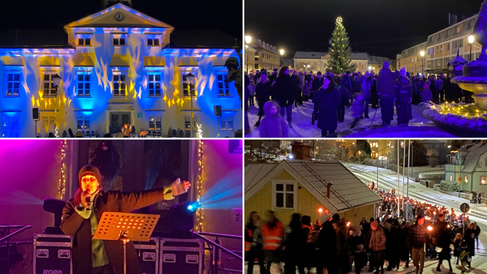 Massor slöt upp under premiären av nya nyårsfirandet i Vimmerby. 