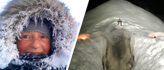 Gotländskan bodde i en igloo – i 42 minusgrader