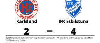 Eldin Lugonja i målform när IFK Eskilstuna vann