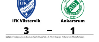 Ankarsrum måste kvala efter förlust mot IFK Västervik