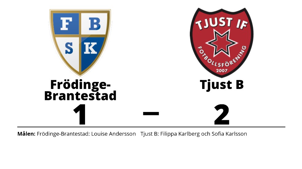 Frödinge-Brantestad SK (9-m) förlorade mot Tjust IF FF B