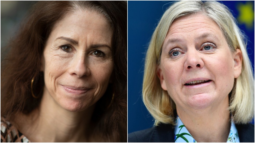 Socialdemokraternas partiledare Magdalena Andersson (till höger) bör ta intryck av statsvetarprofessorn Sheri Berman. Socialdemokratin har allt att förlora på att beskriva demokratin som svag och hotad. 