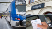 Massor av tåg inställda när kyla och snö slår till mot Enköping