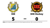 Storförlust när SHK Hockey föll mot SSK i Scaniarinken