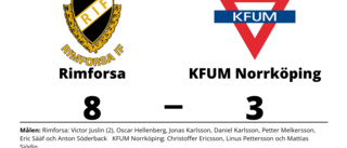 Klar seger för Rimforsa hemma mot KFUM Norrköping
