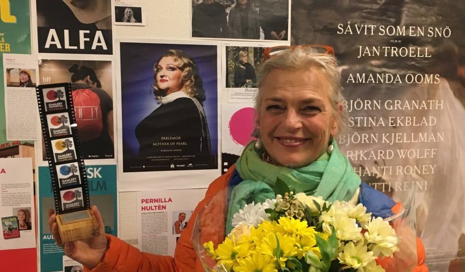 Filmaren Pernilla Hultén fick Donald-priset på Gamleby filmfestival i helgen.