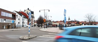 Central väg i Västervik stängs av
