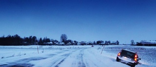 SMHI varnar för snöhalka i länet