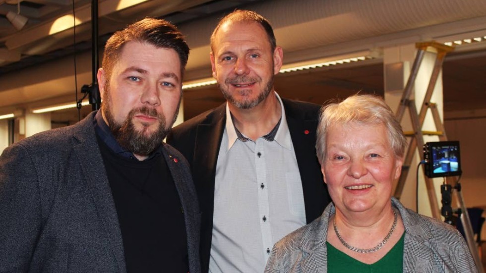 Dan Nilsson (S), Tomas Kronståhl (S) och Ingela Svensson (C).