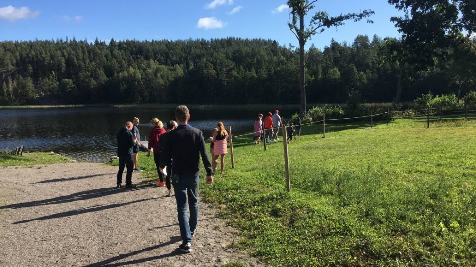 Familjehemsdagen arrangerades vid Kinda Ridklubb, naturskönt belägen vid Pinnarp.