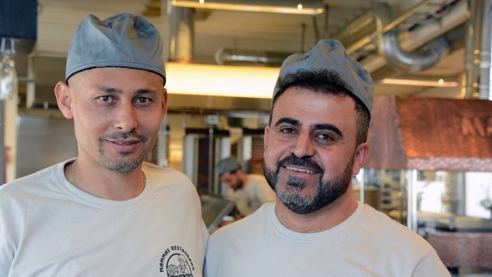 Jowan Hussein och Zaher Shamme är ägare till Mammas Restaurang & Pizzeria, som öppnade på tisdagen.