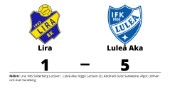 Luleå Aka segrare borta mot Lira