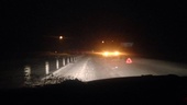 Lastbilsolycka norr om Bureå – blev totalstopp på E4