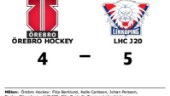 Seger för LHC J20 i tidiga seriefinalen mot Örebro Hockey