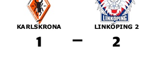 Linköping 2 vann i förlängningen mot Karlskrona