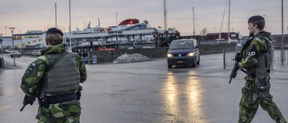 Tuffare säkerhetsläge – militär på Visbys gator