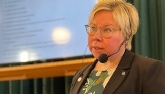 Riksdagsledamoten Linda Modig gästade årsmötet