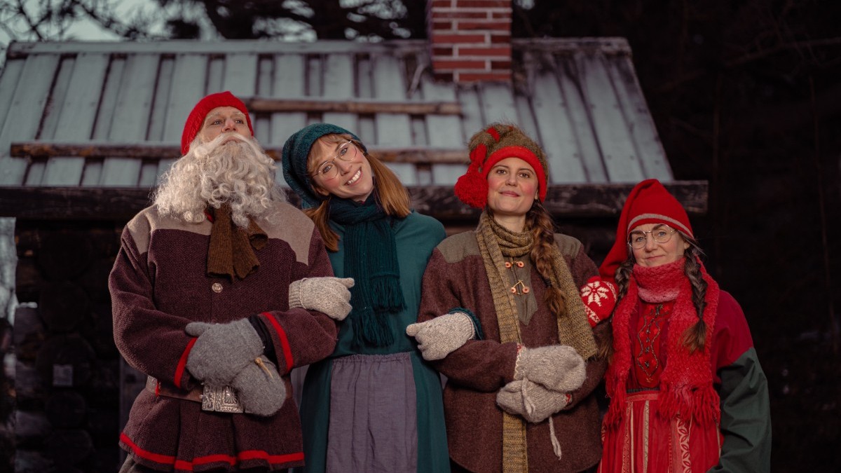 Tomtefamilj har glömt bort hur man firar jul