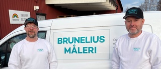Anders och Johan – rutinerade målare på Brunelius nya filial i Gnesta