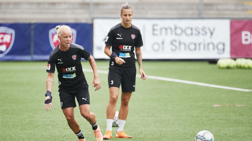 Rosengårdsstjärnorna Caroline Seger och Nathalie Björn ställs på söndag mot Göteborg i en seriefinal. Gästerna toppar den damallsvenska tabellen på 29 poäng efter elva omgångar – tre före Rosengård.