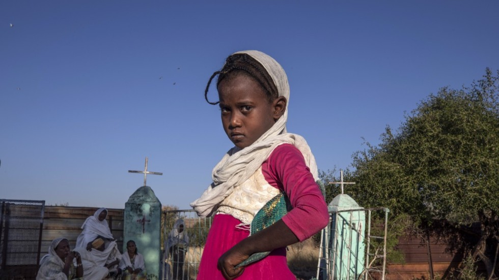 I flyktinglägret Umm Rakouba nära den etiopisk-sudanesiska gränsen bor många som flytt undan striderna. Arkivbild.