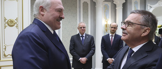 Lukasjenko pressade IIHF i kritiserat möte