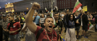 Protester belyser korruption i Bulgarien